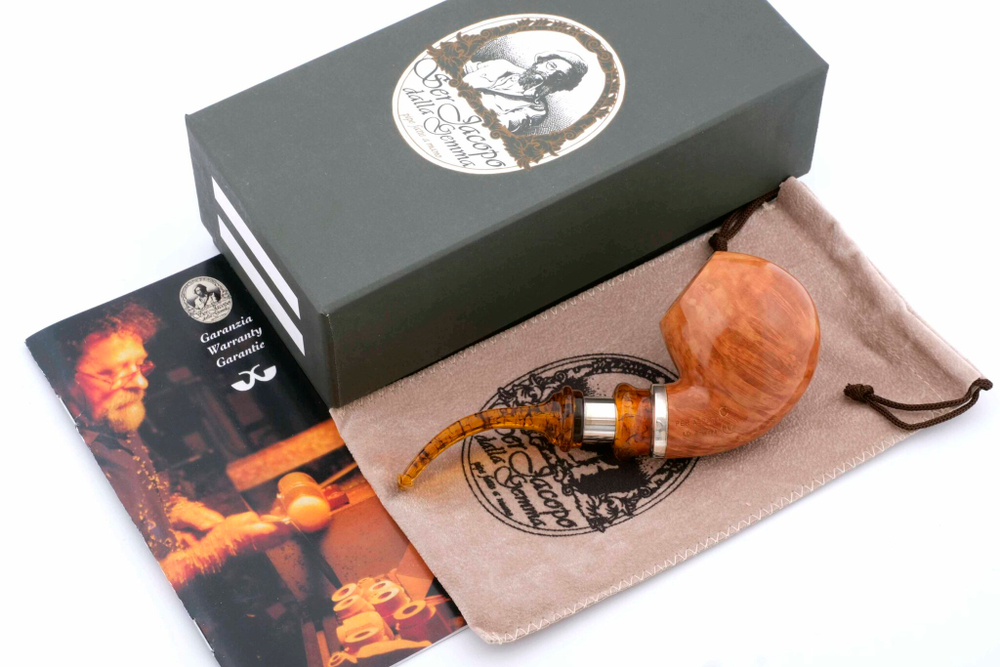 Трубка SER JACOPO Pulchra с серебряным кольцом