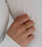 Кольцо ЛАПКИ gold