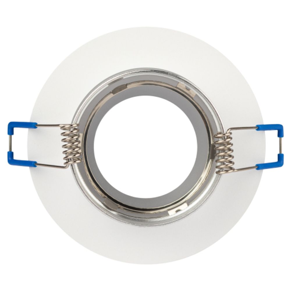 Светильник встраиваемый декоративный ЭРА DK95 WH под лампу MR16 GU5.3 белый | Декоративные встраиваемые светильники