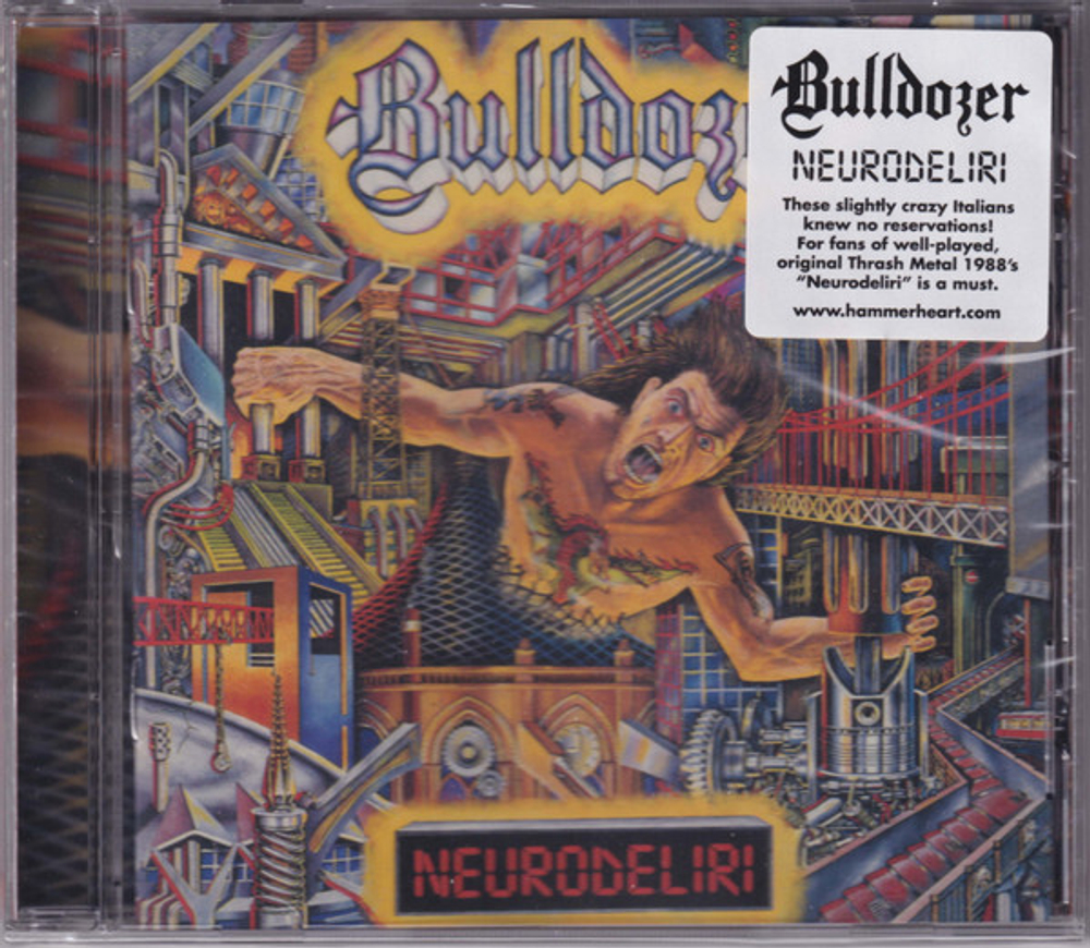 BULLDOZER - Neurodeliri - Reissue, музыкальный компакт диск, thrash metal