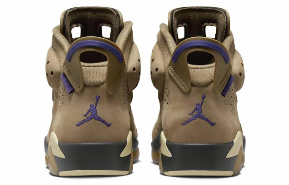 Кроссовки Jordan Air Jordan 6 Gore-Tex "Brown Kelp" (Женская размерная сетка)