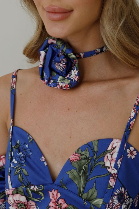 ПЛАТЬЕ ЛОУЭЛ ВАСИЛЬКОВЫЙ