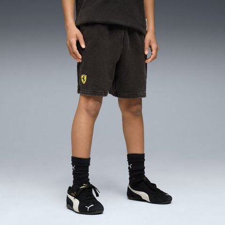 PUMA X SCUDERIA FERRARI СПОРТИВНЫЕ ШОРТЫ SPORTSWEAR, ЧЕРНЫЙ