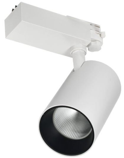 LIGHTING Светильник светодиодный трековый 302 PRO 50Вт 4000К трехфазный 36град белый (3шт/упак) IEK