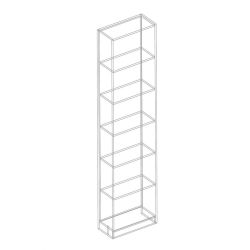 Стеллаж (вариант 1) 520, МС "Анита", (Винтерберг)