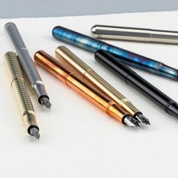 Перьевая ручка Kaweco Liliput Wave B 1.1мм золотистая (10000872) 8