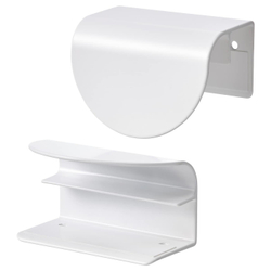IKEA LATMASK  (ИКЕА ЛАТМАСК)  -  Зажимное приспособление, белый, 60 мм 2 шт.