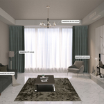 Подвесная люстра Crystal Lux MAESTRO SP-PL7 GOLD