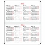 Еженедельник датированный 2025 МАЛЫЙ ФОРМАТ 95х155 мм А6, BRAUBERG "Foliage", под кожу, зеленый, 115988