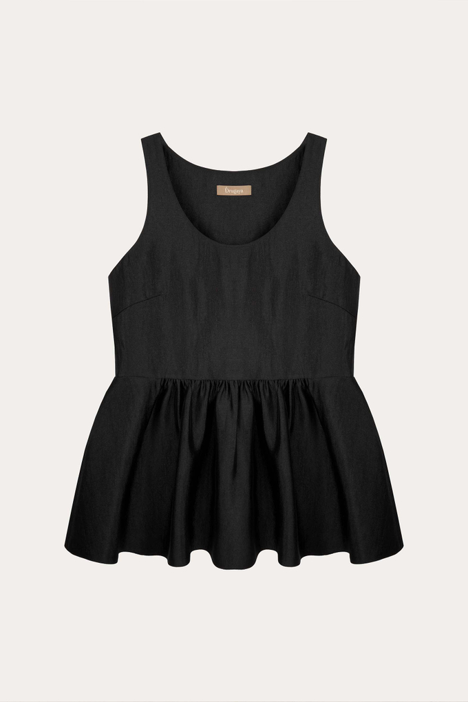 Топ с баской сияющий