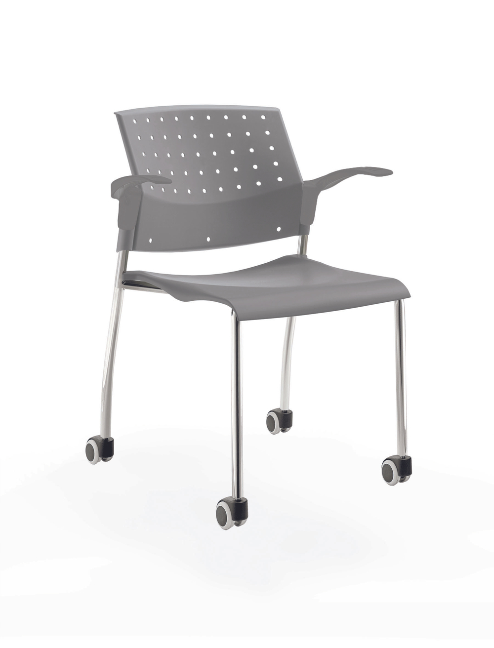 Movie стул на 4 ногах и колесах