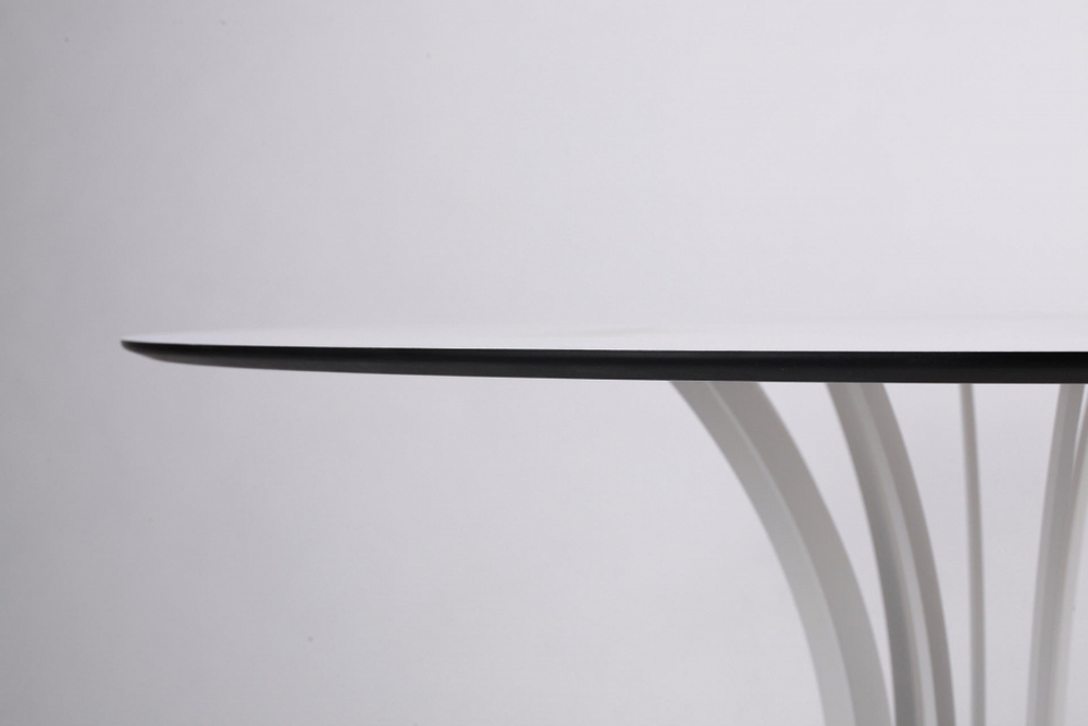 Стол ламинированный обеденный Papatya Onix Round