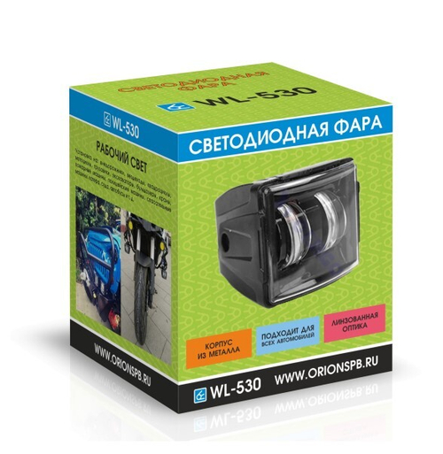 Фара светодиодная дополнительная 2 LED 30W, 1260LM, 9-32V, 6000K (Вымпел)