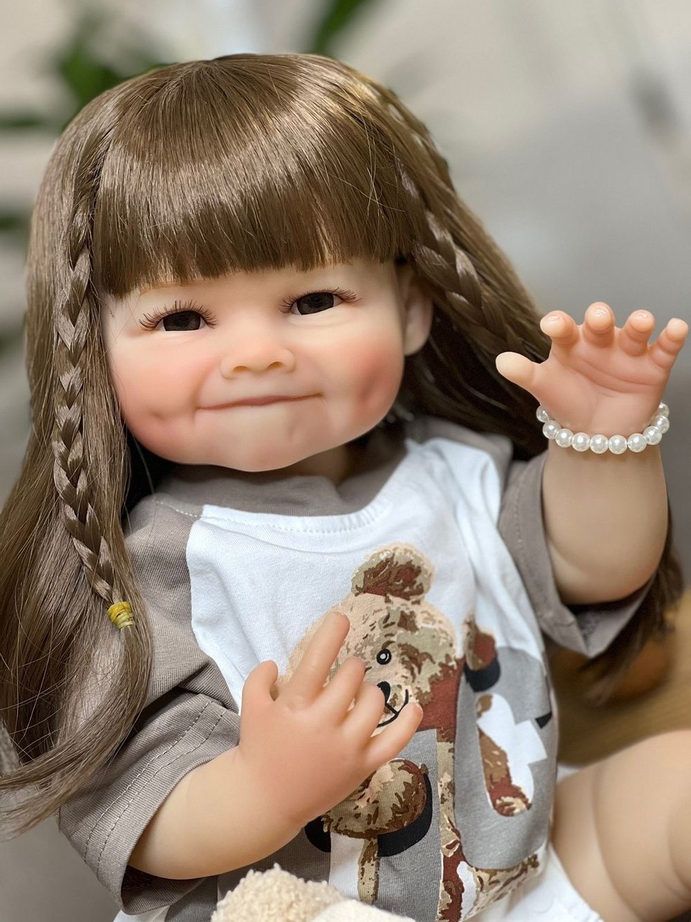 Кукла Реборн виниловая 55см в пакете (FA-134A)