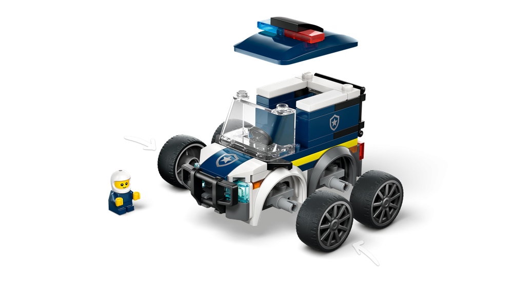 Конструктор Лего Сити Машины Полицейский грузовик 60481 | LEGO City Rides Police Truck | компактный 71 деталь 5+