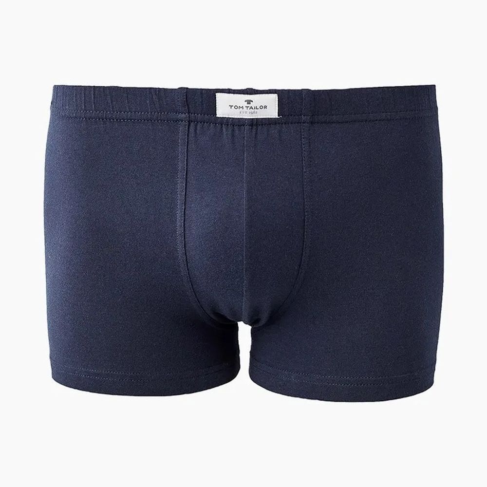 Мужские трусы боксеры набор из 2-х штук (темно-синие, темно-синие в полоску) Tom Tailor 70493/6061 632