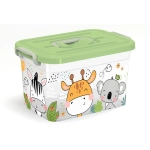 Контейнер для хранения Giraffix 15л (прозрачный) (комплект 8 шт)