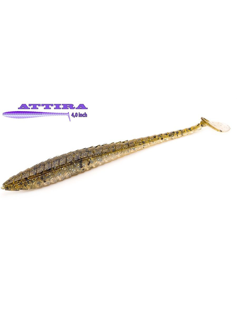 Виброхвост Attira,4.00'',101,6мм,7,3гр,цвет 437,5 шт/уп.