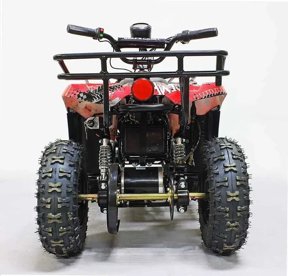 Электроквадроцикл Green Camel Гоби K45 (36V 800W R6 Цепь) быстросъем, ножной тормоз