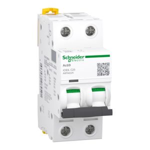Выключатель автоматический двухполюсный 25А С iC60L 15кА A9F94225 Schneider Electric