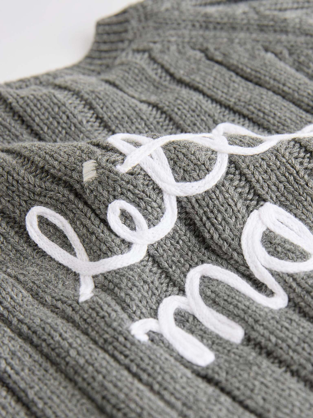 Вязаный кардиган для малышей Next K82-052, Серый