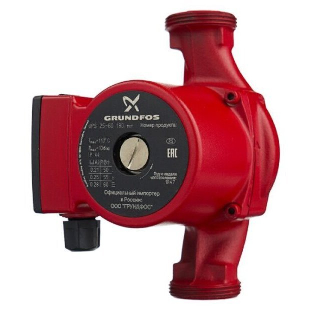 Циркуляционный насос 25 х 60-180мм GRUNDFOS (8/1шт)