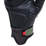 Перчатки комбинированные Dainese KARAKUM ERGO-TEK Black/Army-Green