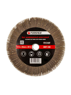 Круг лепестковый зачистной 115х20мм M14 (Grit 240) Forsage F-FD1240F