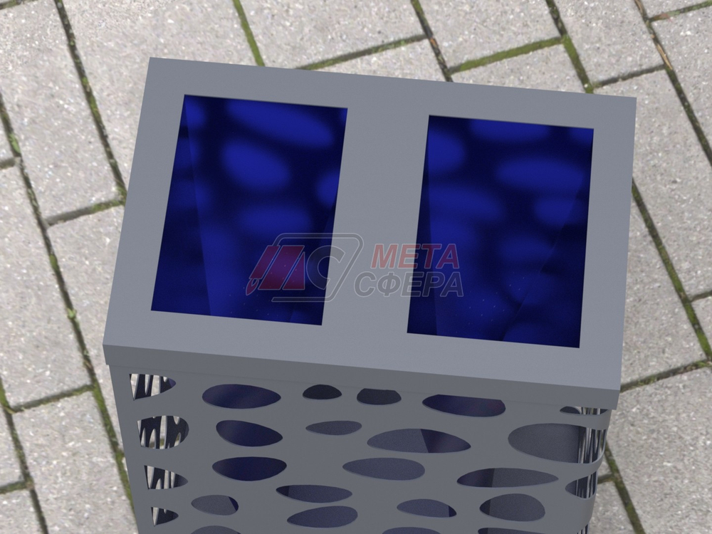 Урна Галька для раздельного сбора мусора