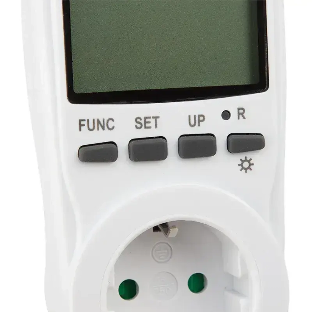 Ваттметр цифровой, измеритель мощности в розетку 3600 Вт 16А REXANT