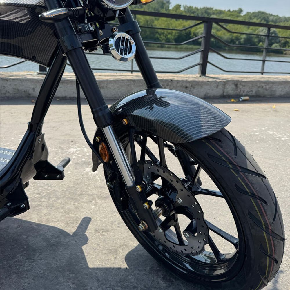 Электроскутер IKINGI HARLEY CHOPPER TRIKE 3333W (60V/30Ah) фото №3