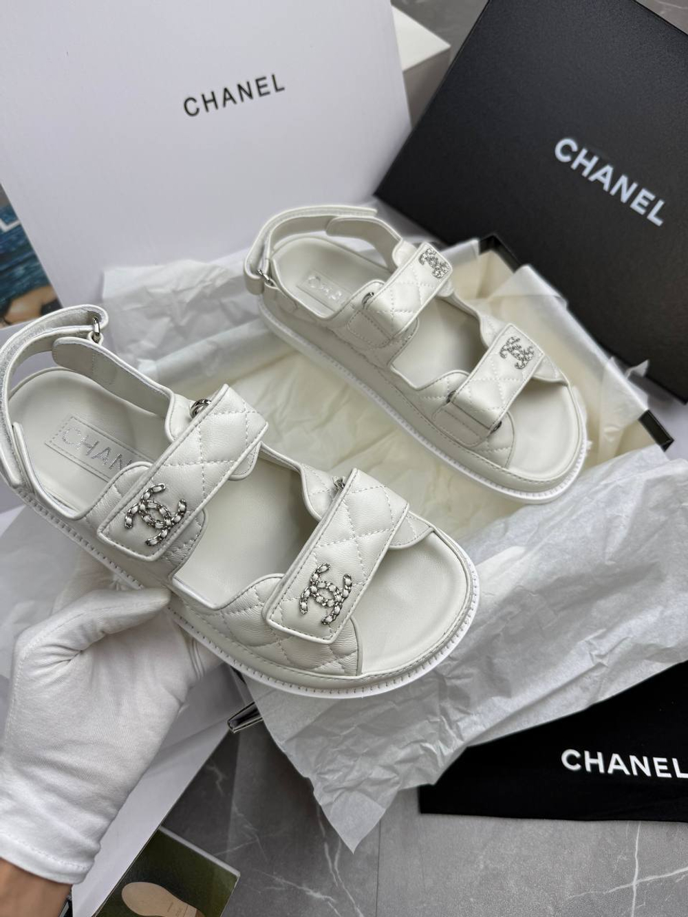 Сандалии Chanel