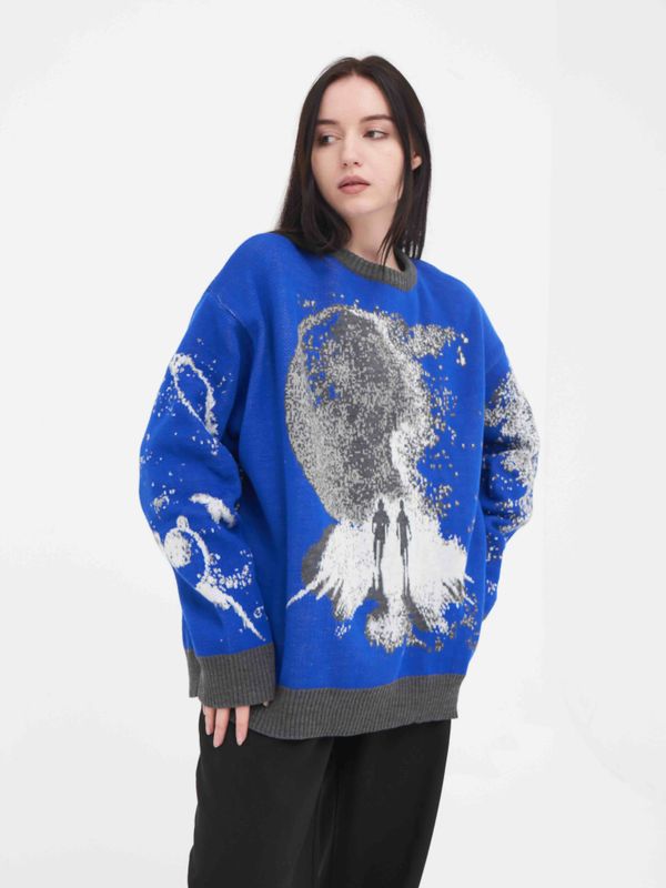 Свитер Eclipse синий - фото 9