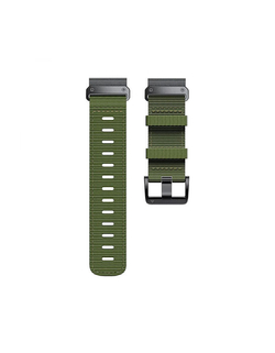 Ремешок тактический Tactix 26 мм. для Garmin Fenix 7x / 6x / 5x / 3, Enduro 2 / Tactix 7, Tactix Delta (Зеленый/Хаки-Черный)