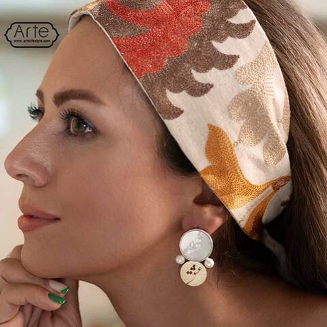 Серебряные серьги с перламутром Arte Sar Esh 20220439 Иран