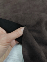 Замша иск. (скуба)/ 302 Кофейный