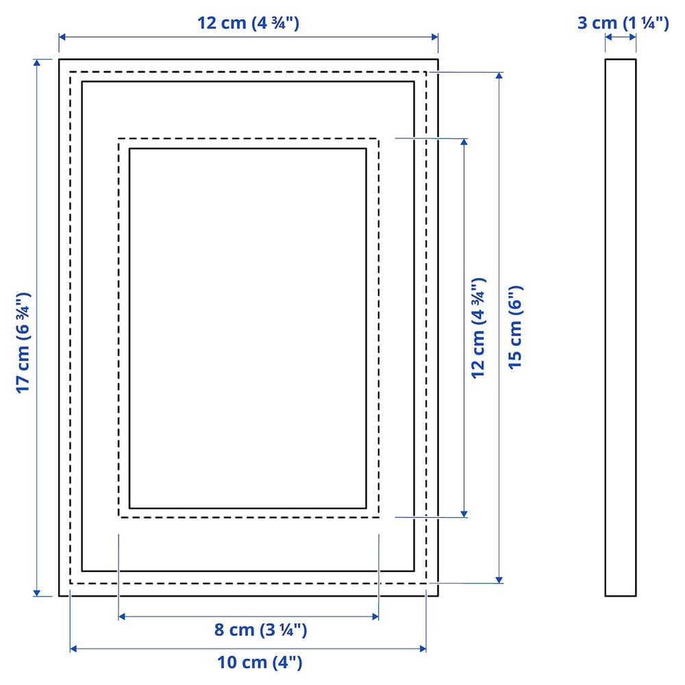 IKEA RÖDALM  (ИКЕА РÖДАЛМ)  -  Рамка, имитация березы, 10x15 см