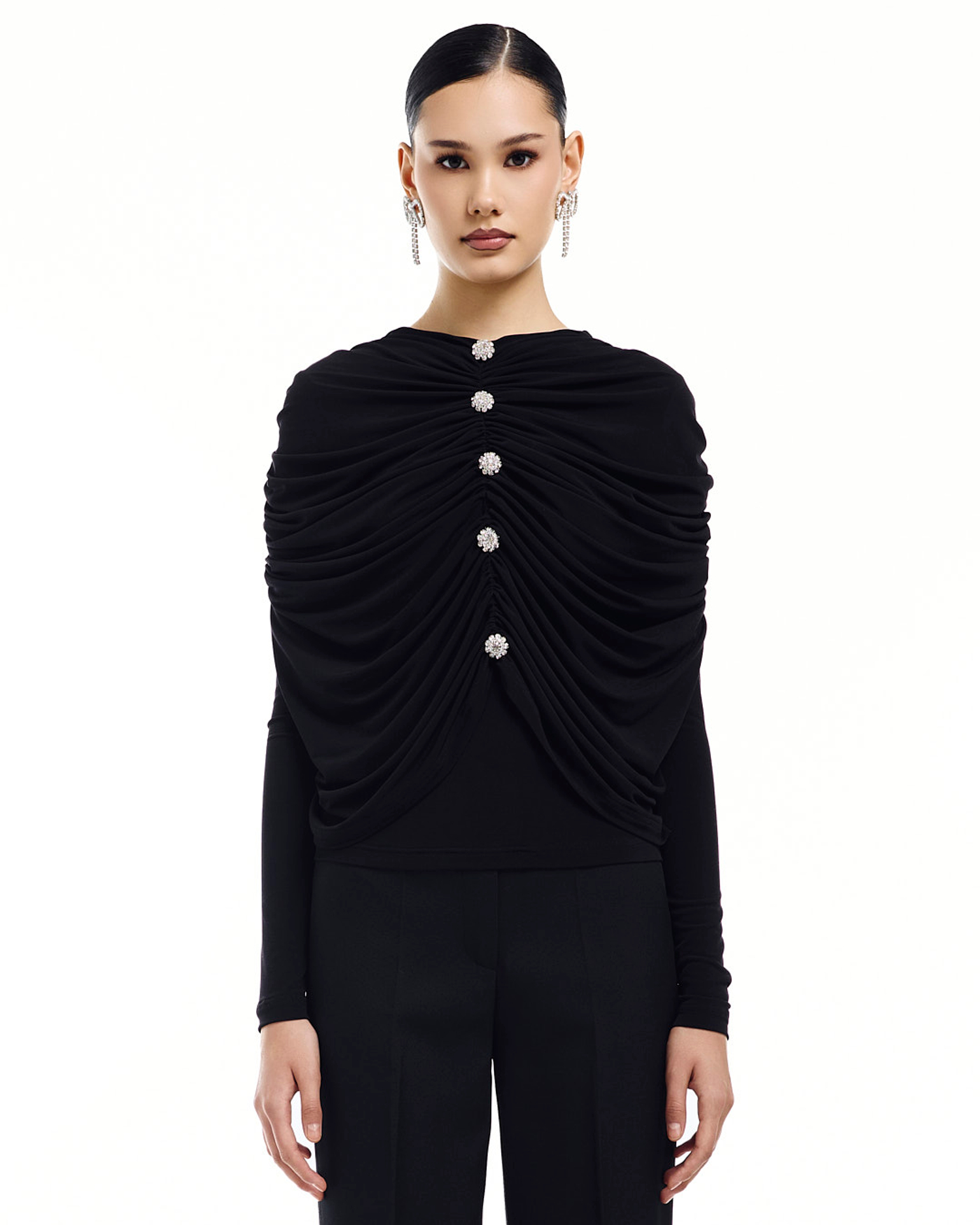 Лонгслив Silene (Силен) черный