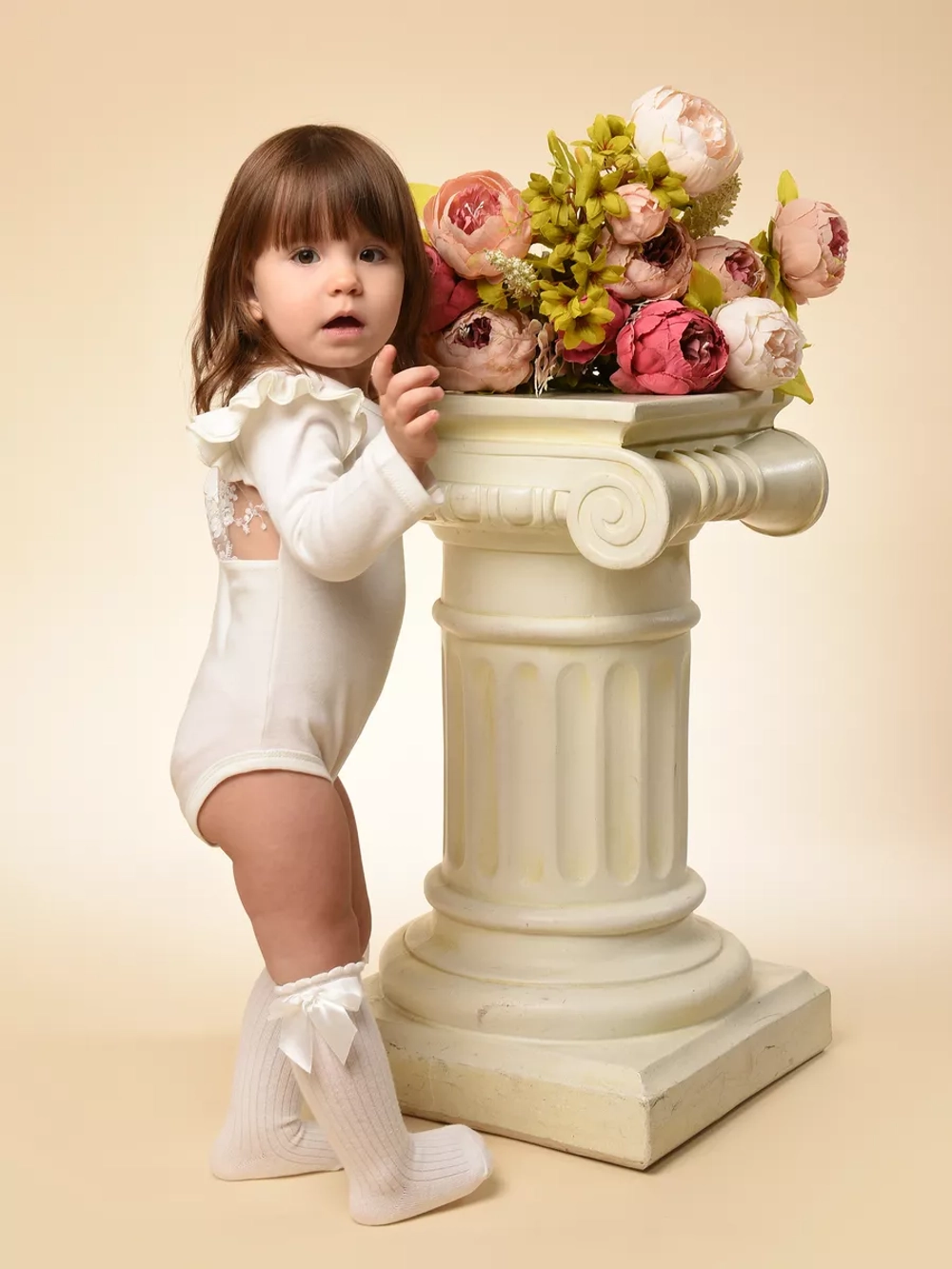 Боди с кружевной спинкой