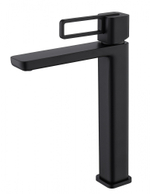 12112-C Смеситель од. для раковины-чаши (ЧЕРНЫЙ) GANZER (10/1шт)