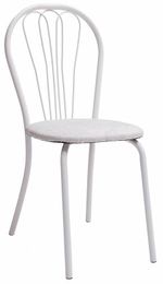 Стул Венеция 3 (А) к/з бел.сер. К-с белый