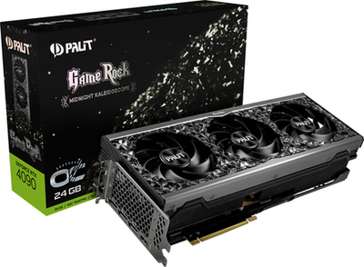 Видеокарта Palit GeForce RTX 4090 GameRock OC 24 ГБ GDDR6X (NED4090S19SB-1020G), черный