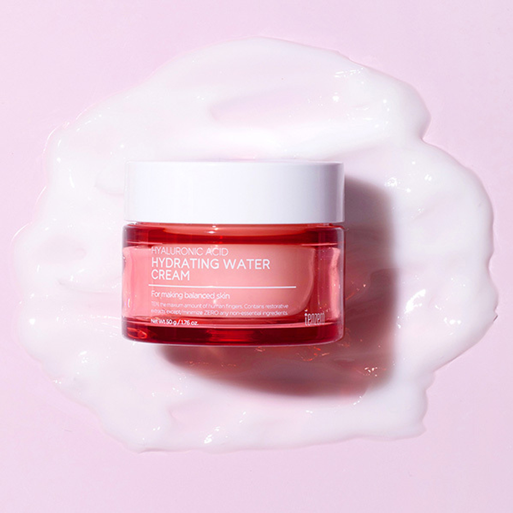 Увлажняющий крем с Гиалуроновой кислотой Tenzero Hyaluronic Acid Hydrating Water Cream 50г