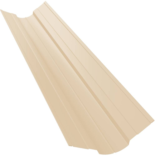 Ендова верхняя фигурная Grand Line Pe Ral 1015 70х70 мм резка