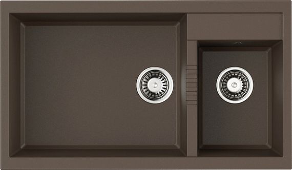 Мойка Omoikiri Tedori 86-2-LB-ES Tetogranit/эспрессо