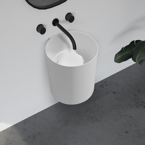 Раковина Abber Stein 42 AS2624 Белая матовая