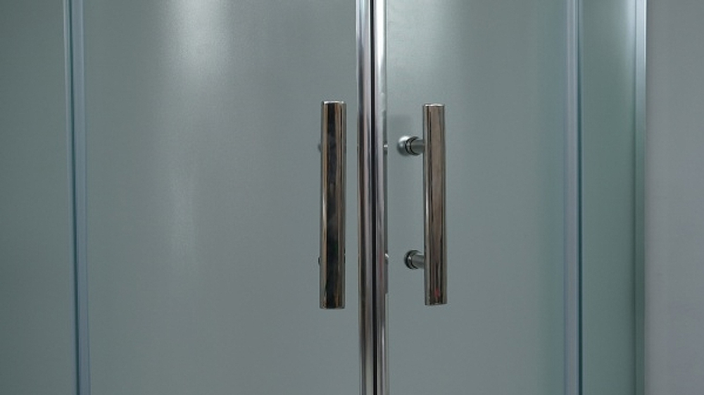 Душевой уголок Timo TL 100x100 TL-1101F профиль Хром стекло матовое