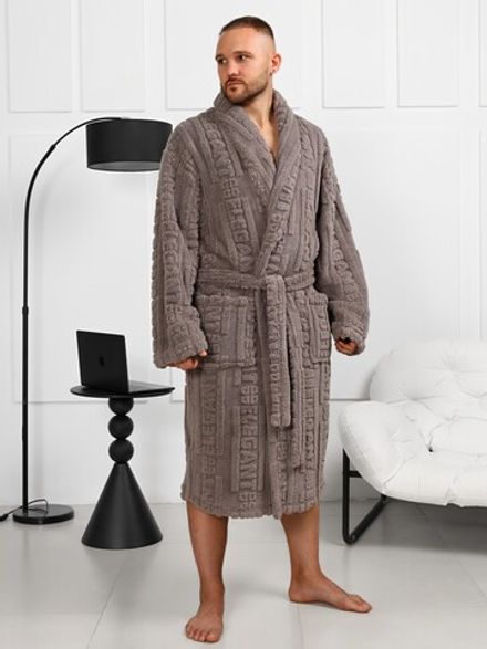 Халат мужской Идеал-3 Виотекс СЕРЫЙ