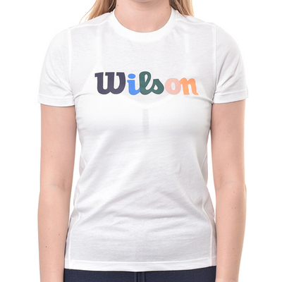 Женская теннисная футболка Wilson Heritage T-Shirt - White