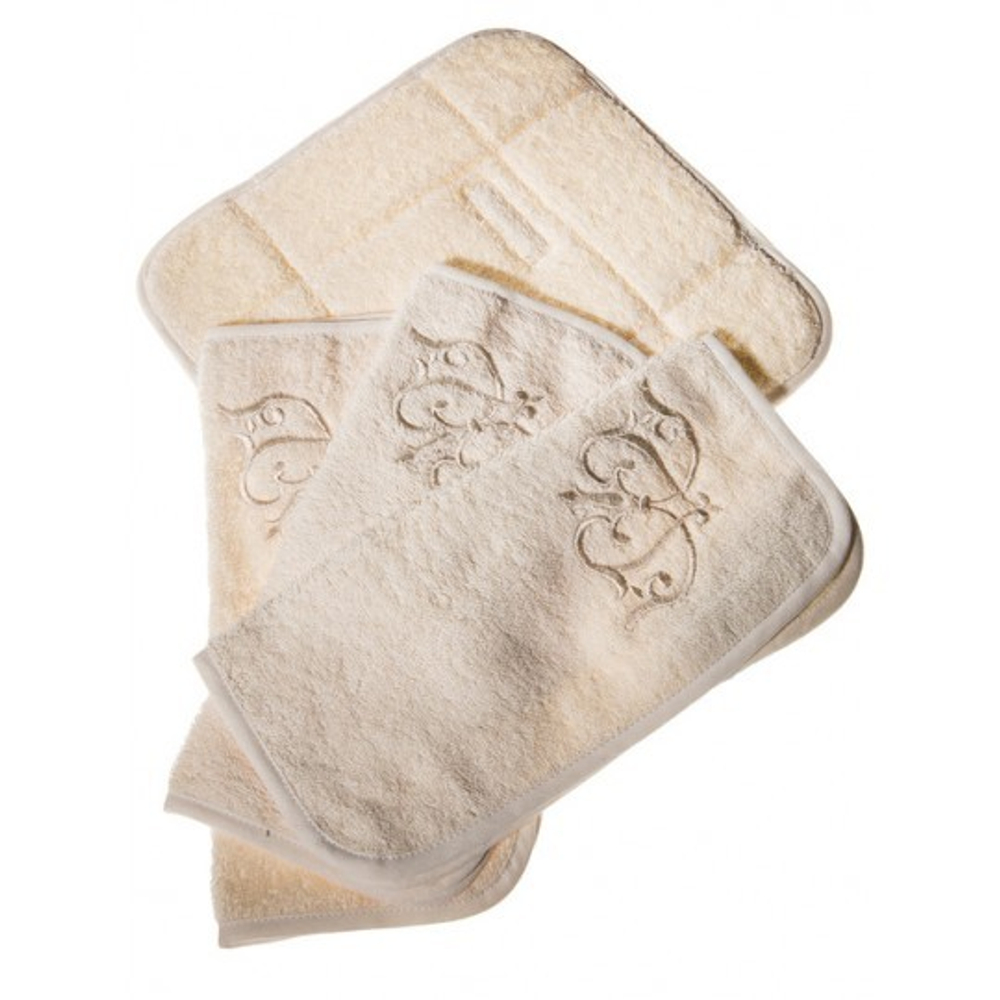 Комплект махровых полотенец и корзинка Ванити бежевый от Old Florence - Италия